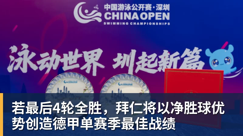 好博体育若最后4轮全胜,拜仁将以净胜球优势创造德甲单赛季最佳战绩